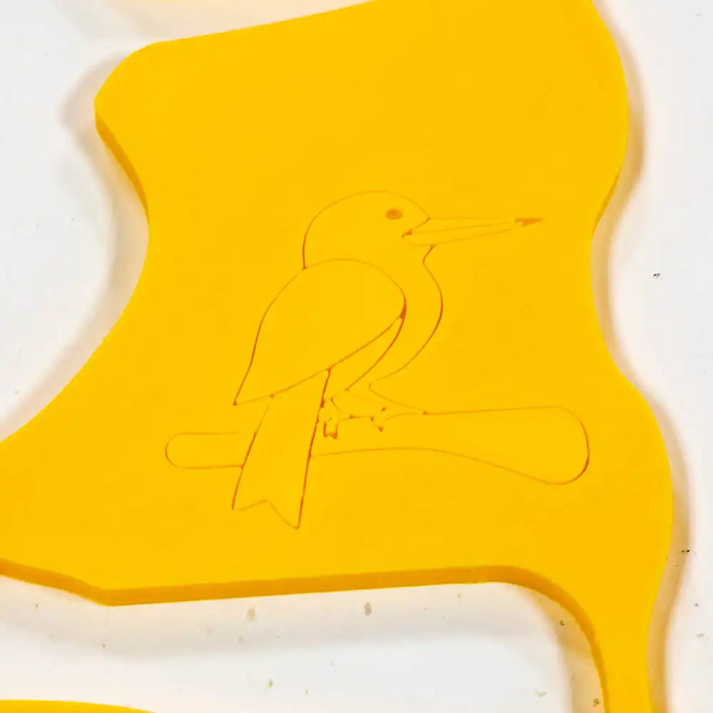 FritForming IJsvogel op tak