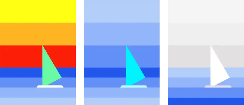 Windsurfer sjabloon glaskunst - 13x18cm | 5.1x7Inch - Niveau 1