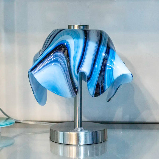 Lamp - Blauw Wit