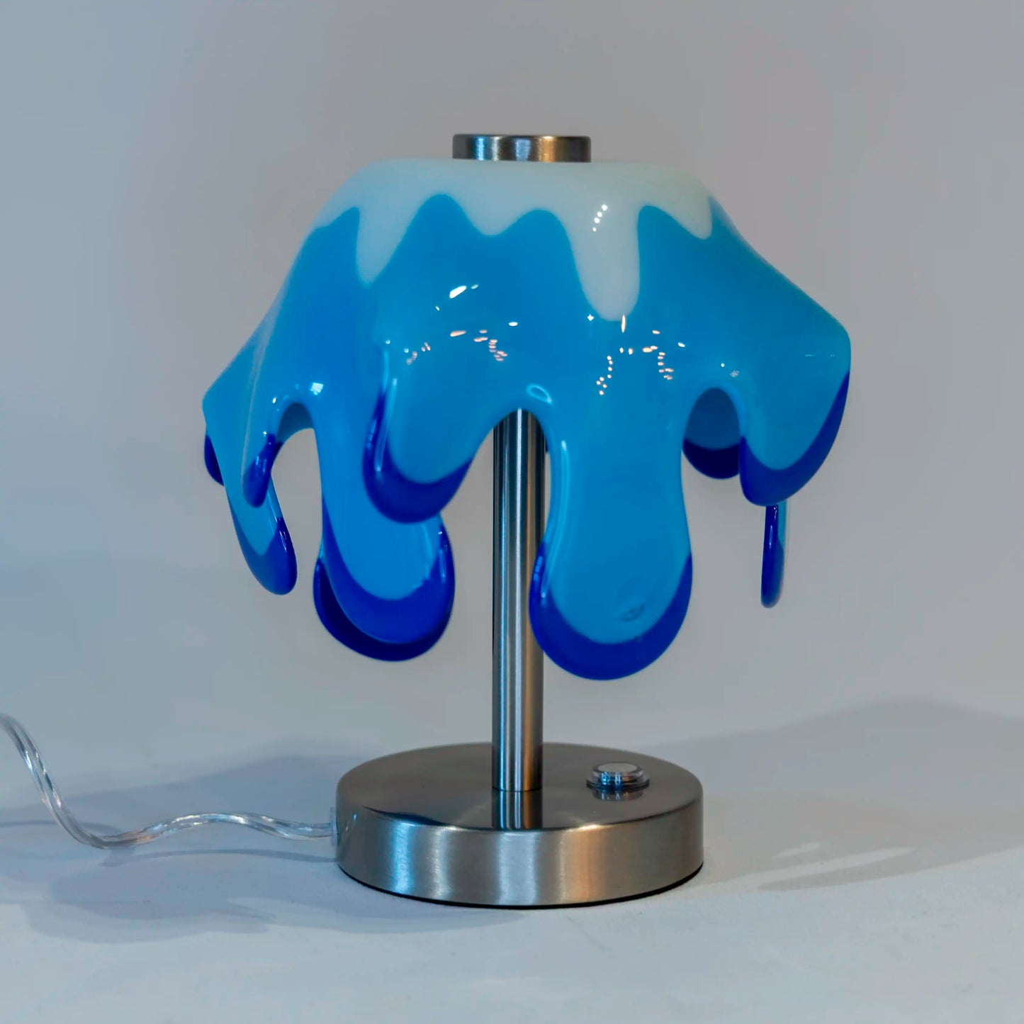 Lamp - The Drip - blauw wit