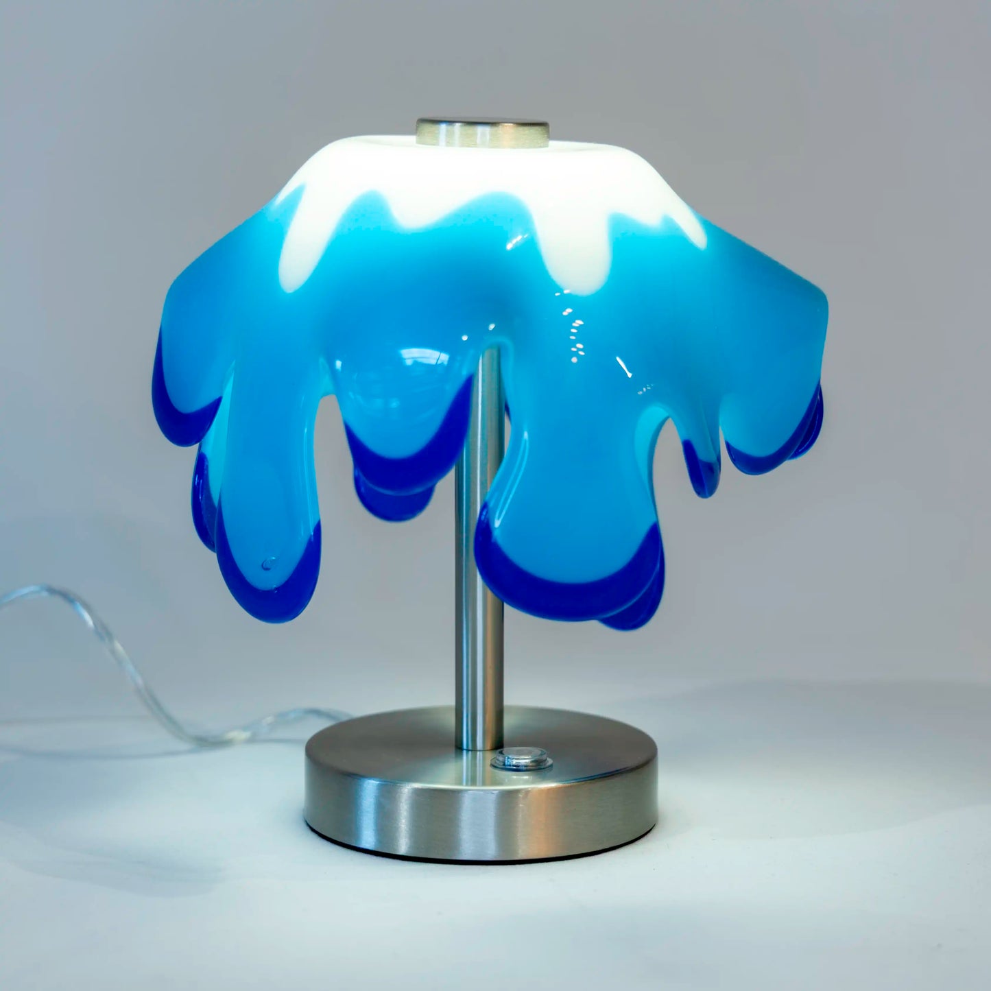 Lamp - The Drip - blauw wit