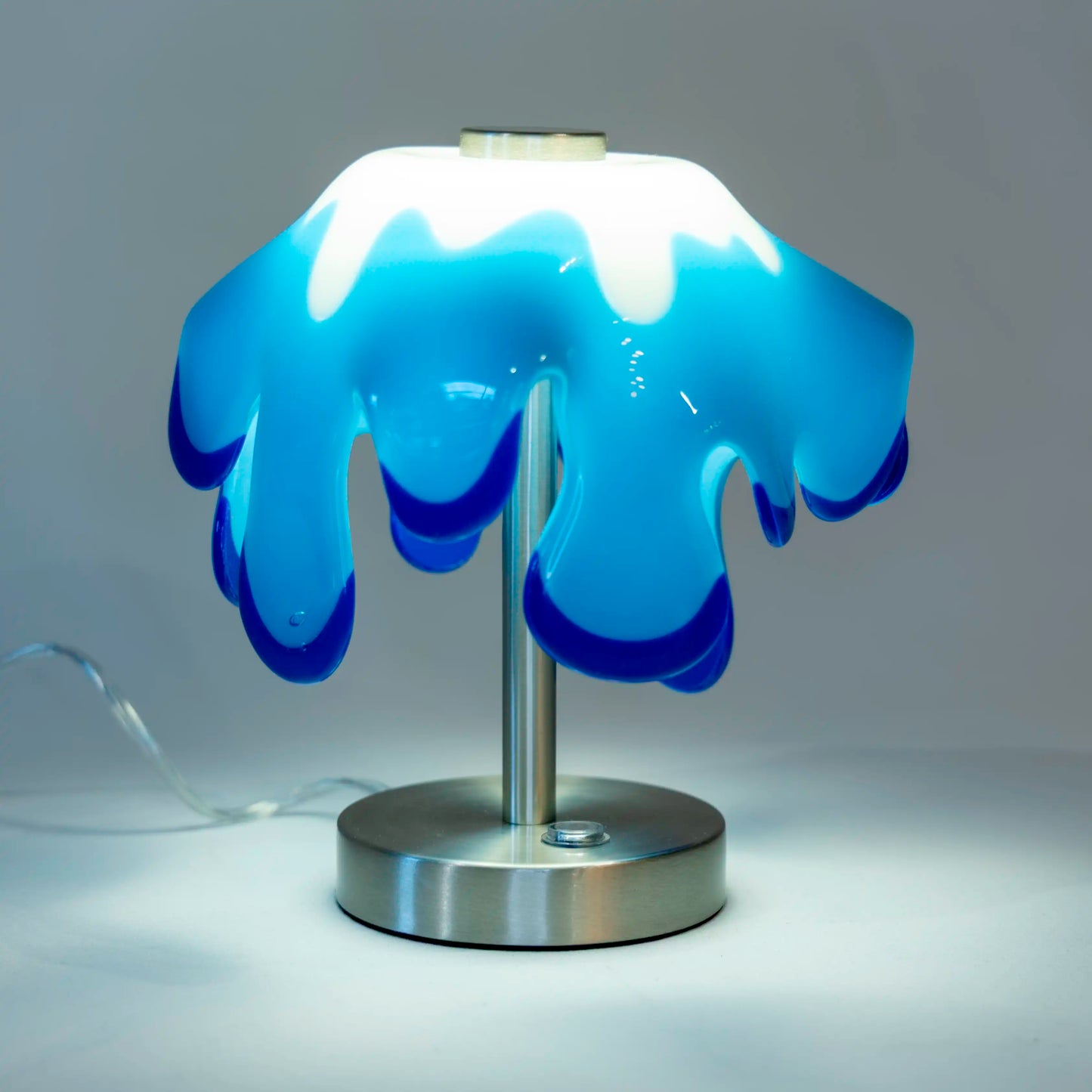 Lamp - The Drip - blauw wit