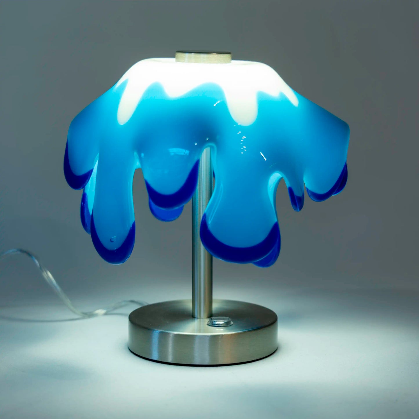Lamp - The Drip - blauw wit