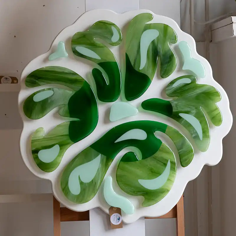 Muurvullende Glaskunstwerken voor Bedrijven: Unieke Kunst op Maat