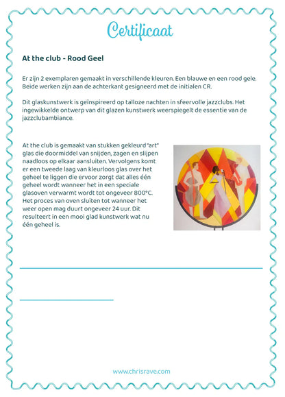 At the Club - geel rood