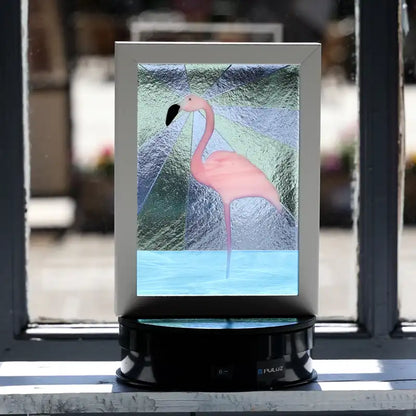 Glaskunst Flamingo