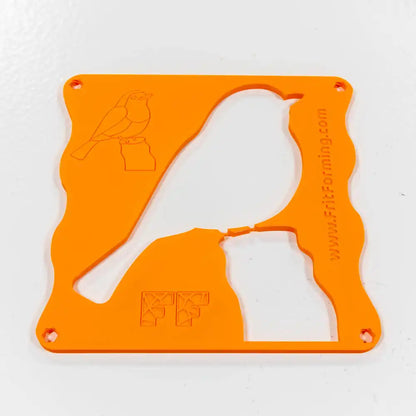 FritForm Roodborst op stam – 200×200mm dikte 7mm