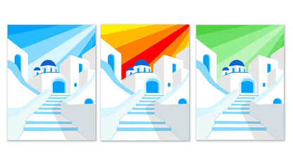 Grieks bergdorp - SOLD