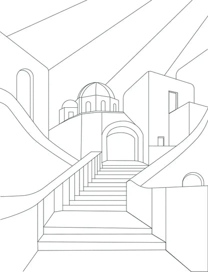 Grieks bergdorp - SOLD