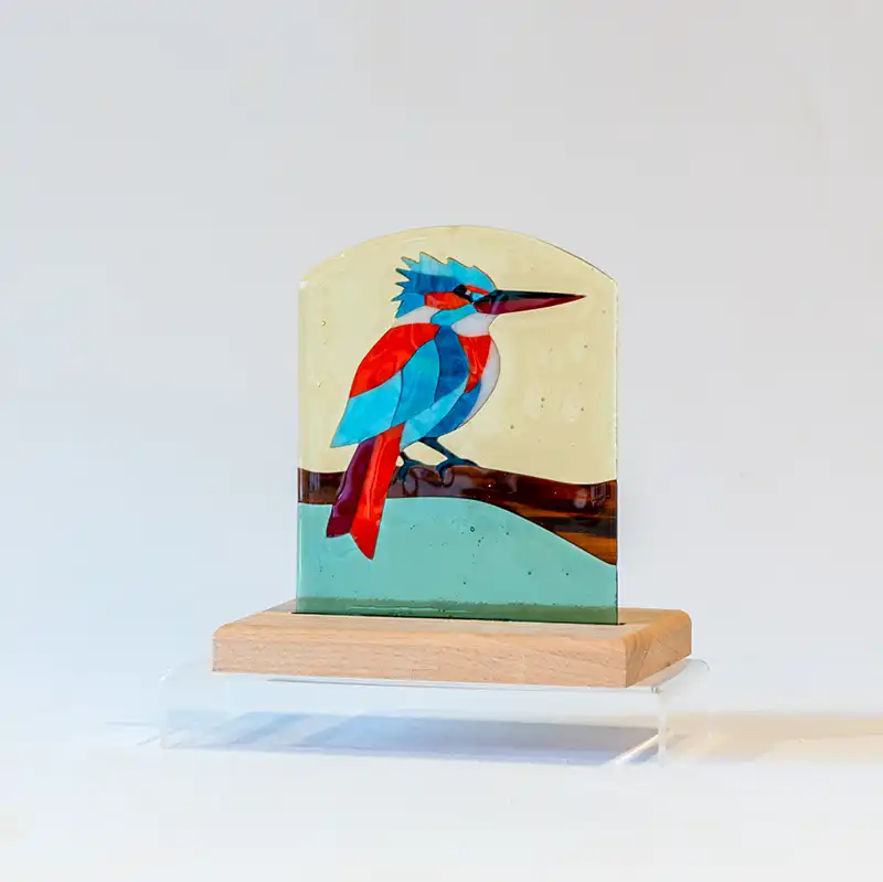 IJsvogel van glas