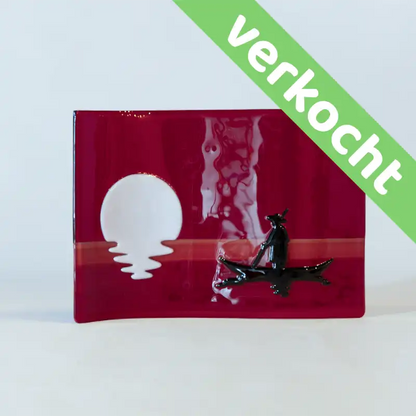 Japanse visser - handgemaakte glaskunst