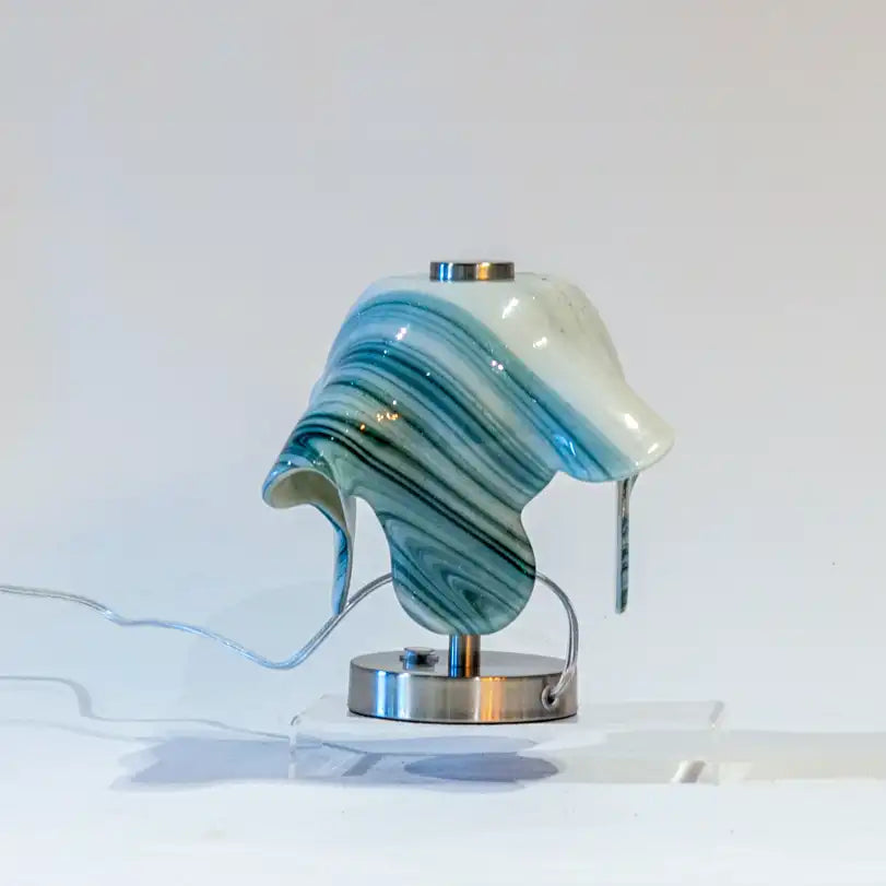 Lamp - Groen wit gestreept