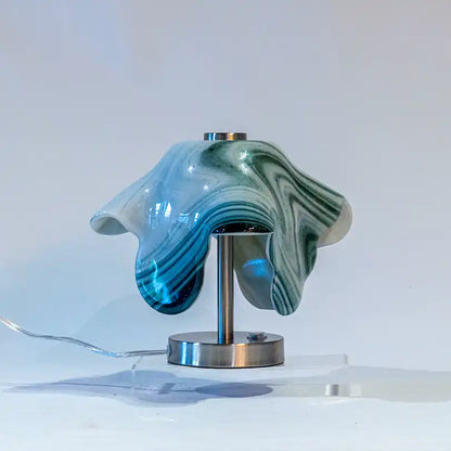 Lamp - Groen wit gestreept