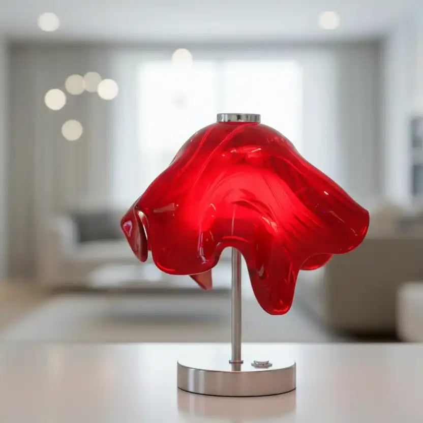 Lamp - Rood gestreept