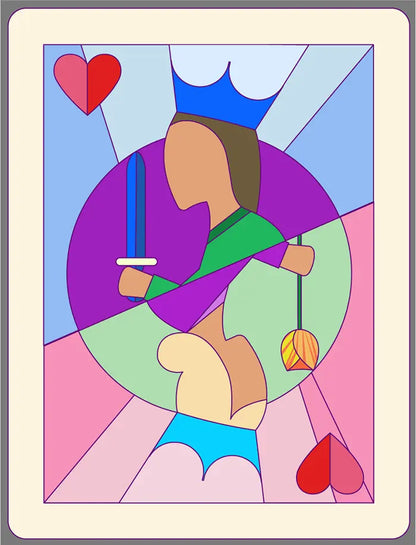 Unieke glaskunst - The King and his Queen