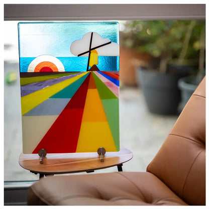 Tulip fields of Holland - Chris Rave Glasswork