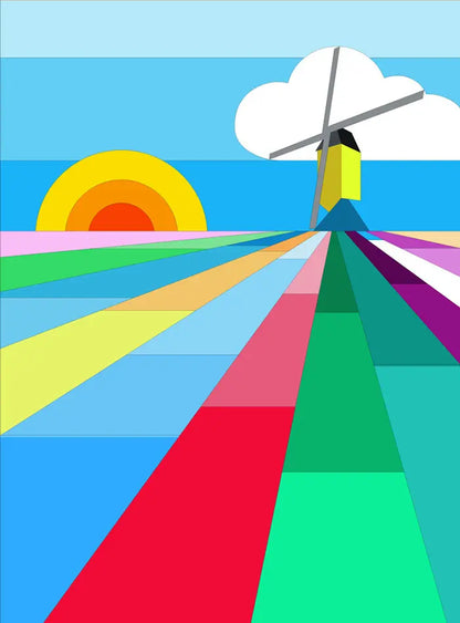 Tulip fields of Holland