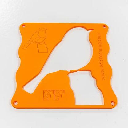 FritForm Roodborst op stam – 200×200mm dikte 7mm