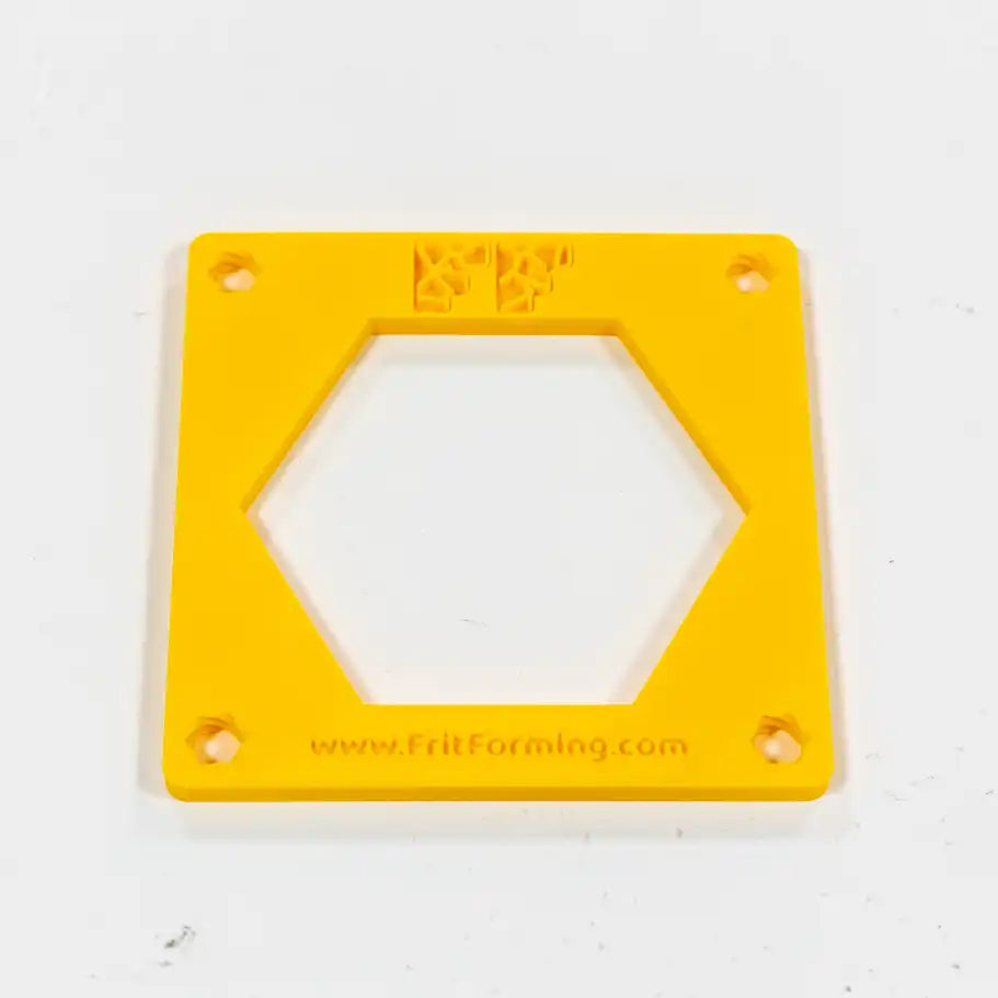 FritForming Hexagon – 125×125mm dikte 7mm