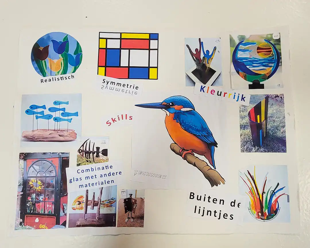 Mini Masterclass Glasfusing – Van moodboard naar eindresultaat