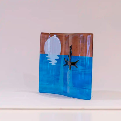 Japanse visser - handgemaakte glaskunst