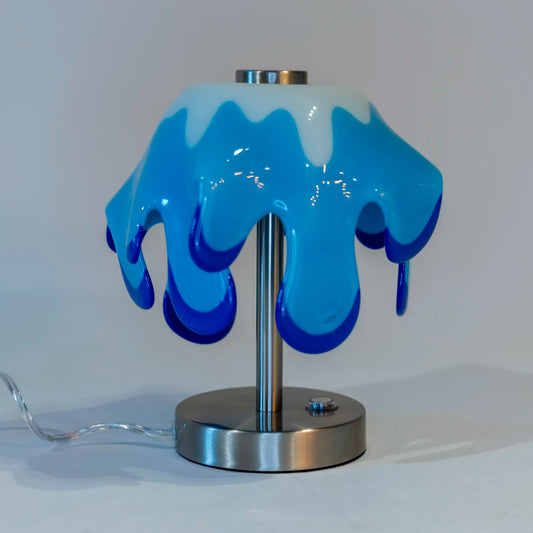Lamp - The Drip - blauw wit